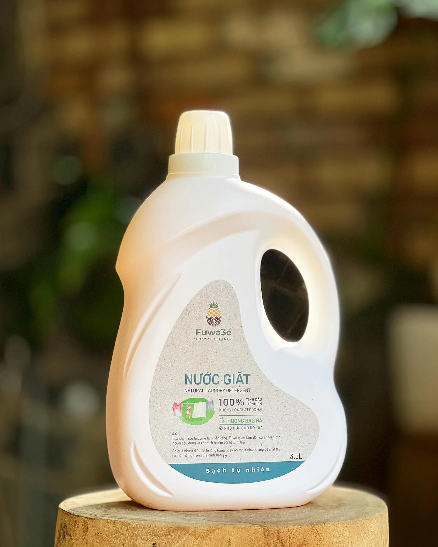 NƯỚC GIẶT HỮU CƠ FUWA3E HƯƠNG BẠC HÀ CAN 3.5L